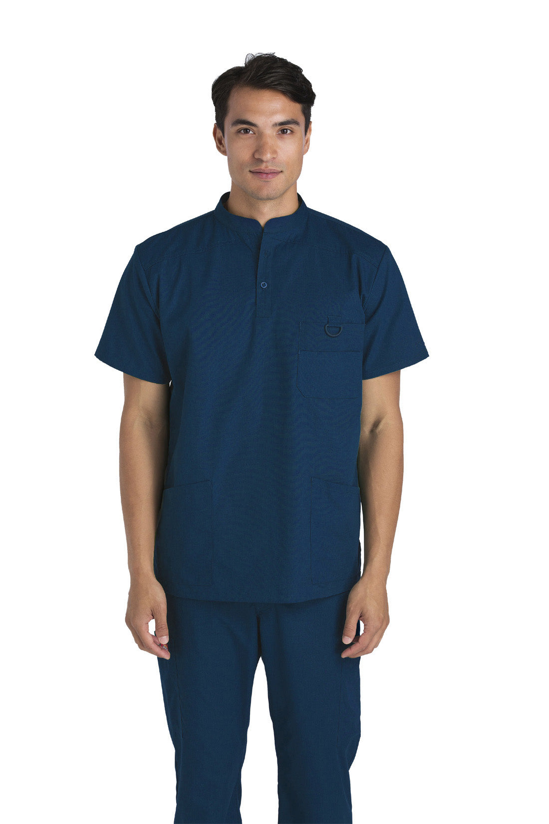 Protect U- Men's Mandarin Collar D-Ring Scrub Top (Style 100-801)