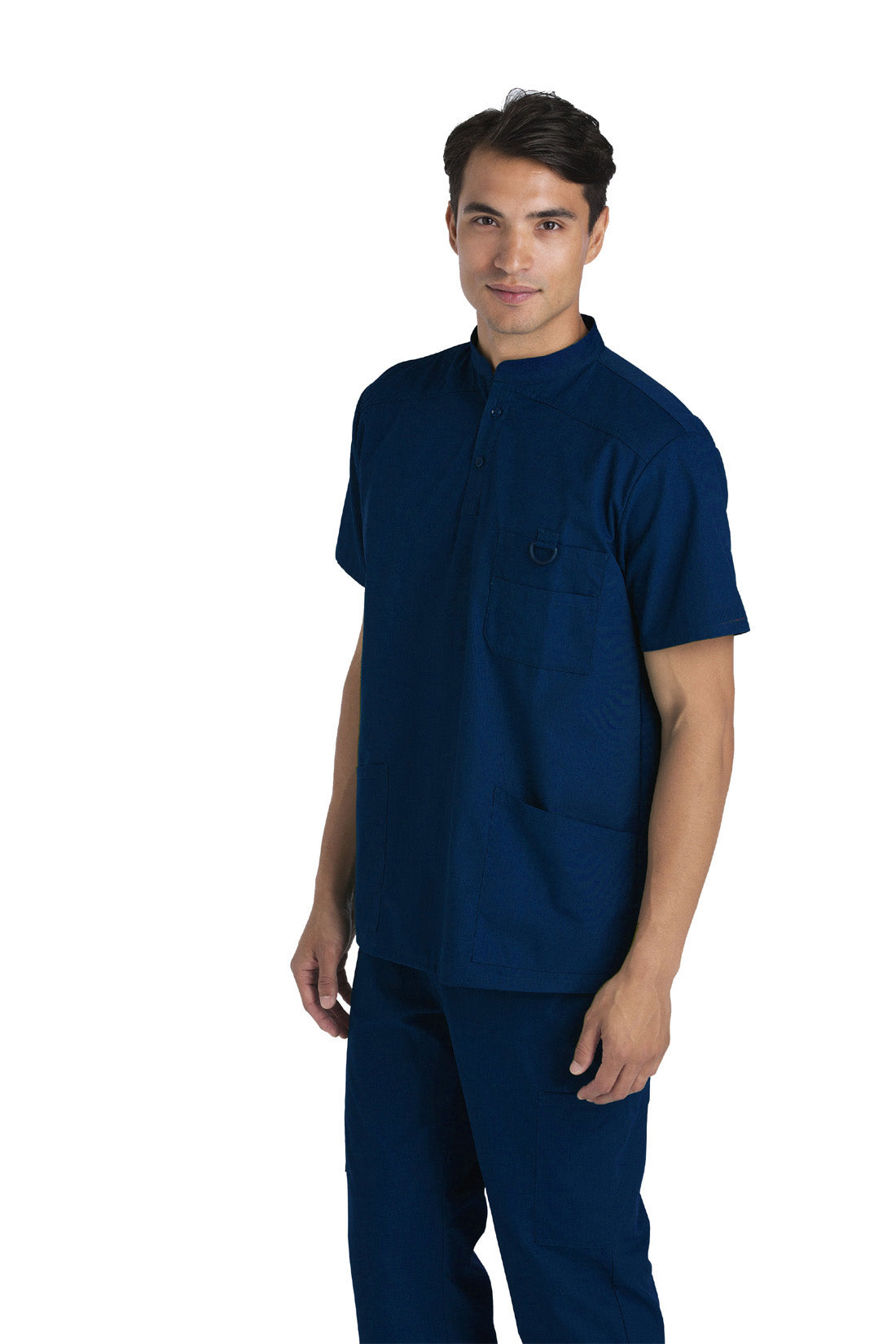 Protect U- Men's Mandarin Collar D-Ring Scrub Top (Style 100-801)