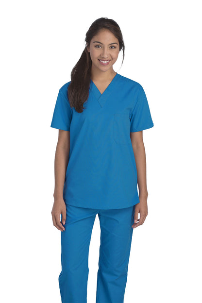 Unisex V-Neck Scrub Top (Style 100-837)