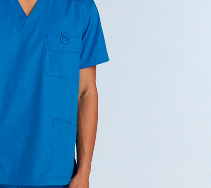 Protect U- Men's Mandarin Collar D-Ring Scrub Top (Style 100-801)