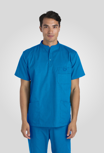 Protect U- Men's Mandarin Collar Scrub Top (MDP-100-801)