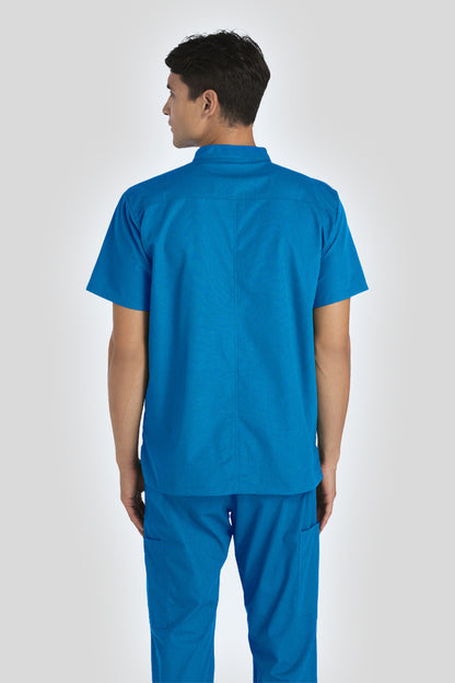 Protect U- Men's Mandarin Collar Scrub Top (MDP-100-801)